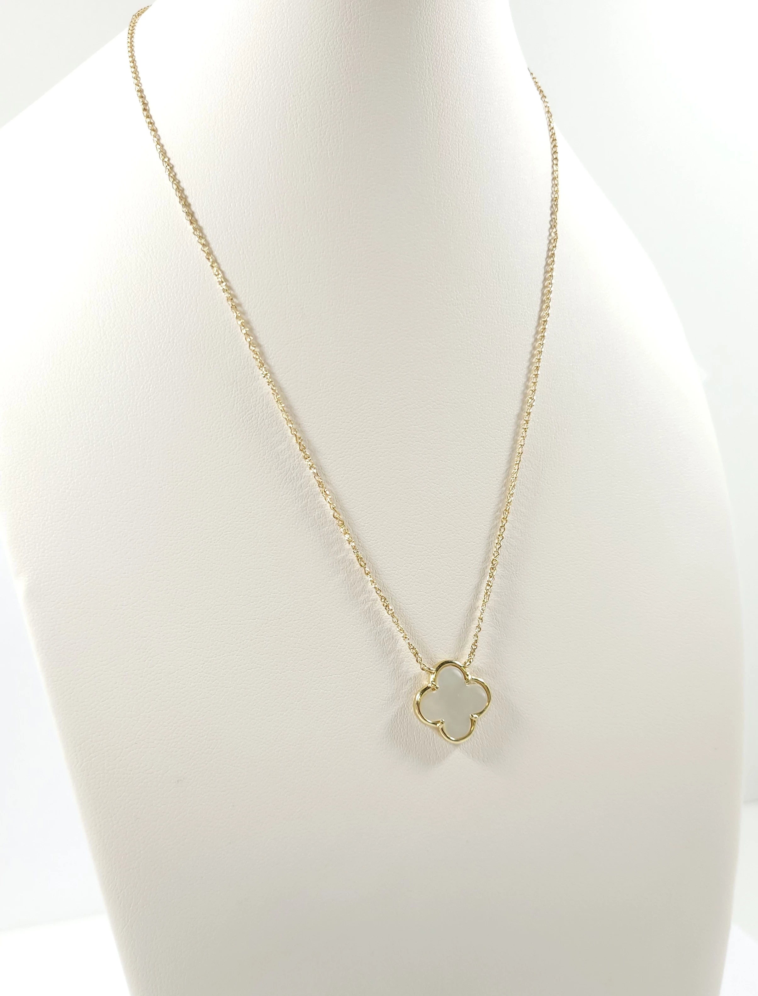 zloty-lancuszek-celebrytka-z-koniczynka-45-cm-585-338g-dlugosc-calkowita-5000