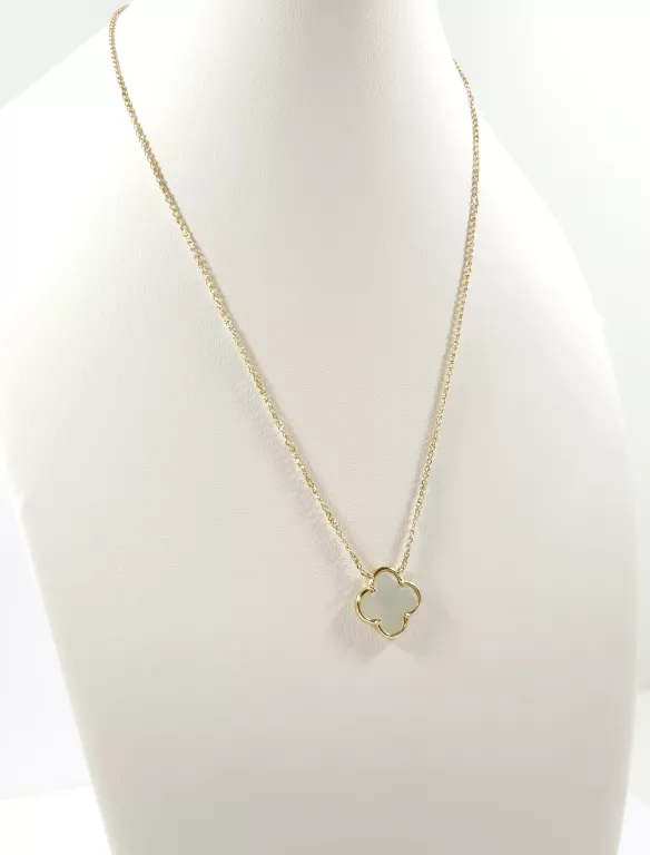 zloty-lancuszek-celebrytka-z-koniczynka-45-cm-585-338g-dlugosc-calkowita-5000