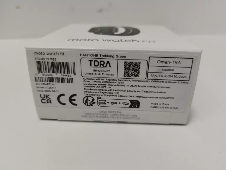 zegarek-sportowy-motorola-moto-watch-fit-zielony-komplet-stan-11323-2