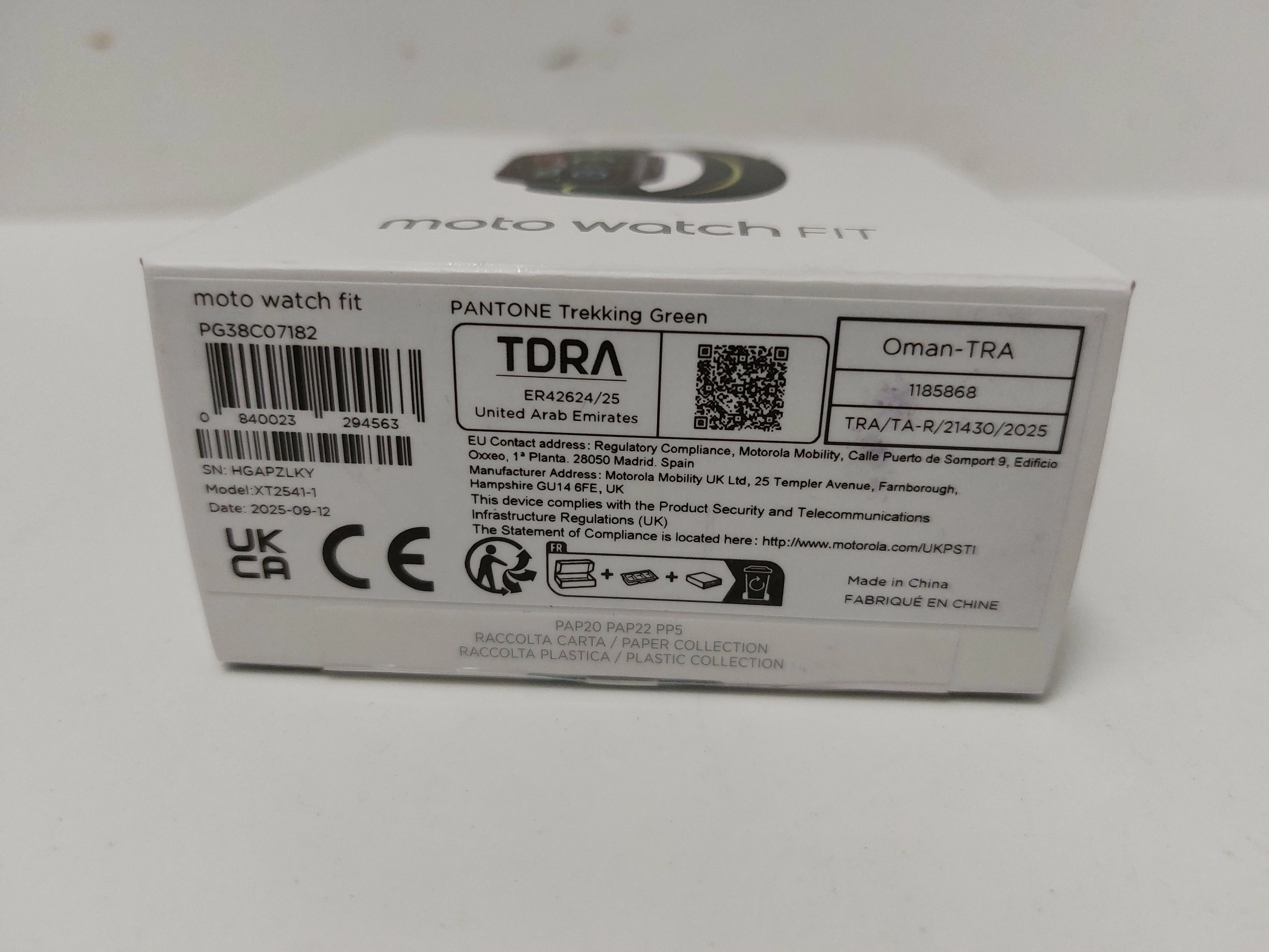 zegarek-sportowy-motorola-moto-watch-fit-zielony-komplet-stan-11323-2