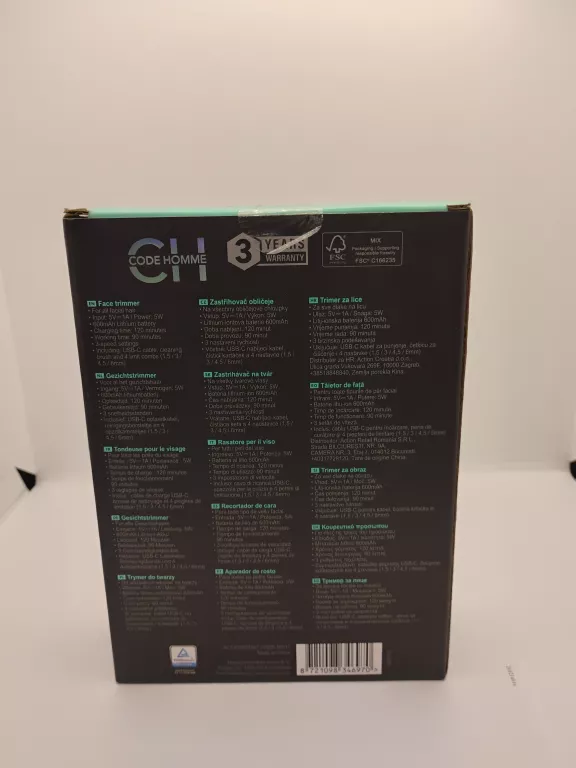 code-homme-face-trimmer-ean-gtin-8721098346970