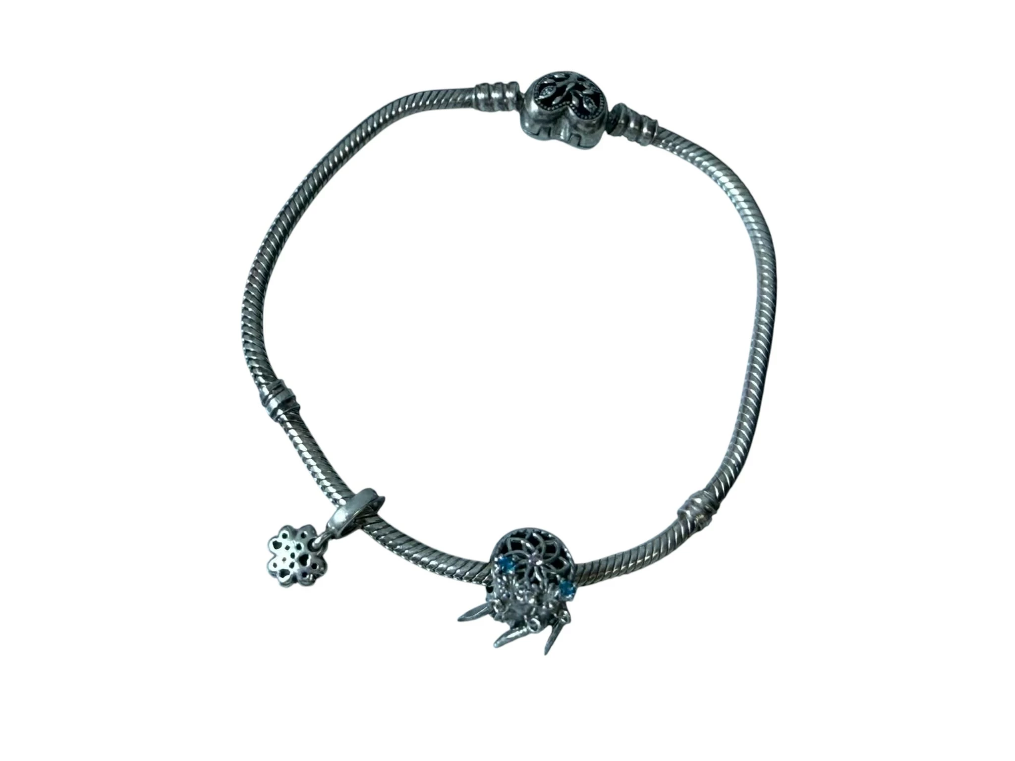 piekna-srebrna-bransoletka-z-przywieszkami-21cm9251970g-stan-11323-2