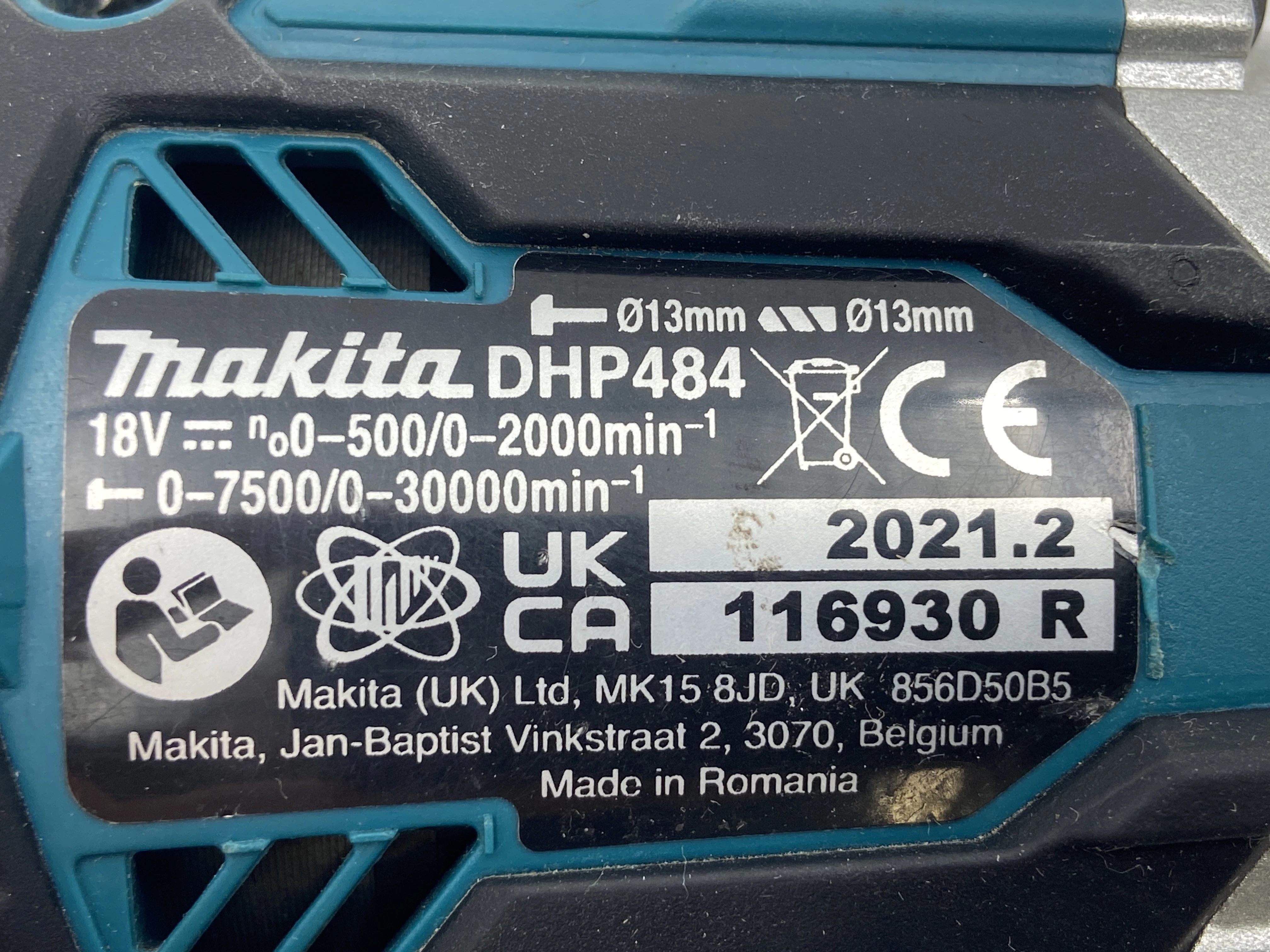 wiertarko-wkretarka-udarowa-makita-dhp484-18v-aku-60ah-rok-2021-stan-11323-2