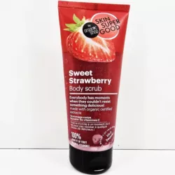 TRUSKAWKOWY PEELING DO CIAŁA BY ORGANIC SHOP /Z WITAMINĄ C /200ML