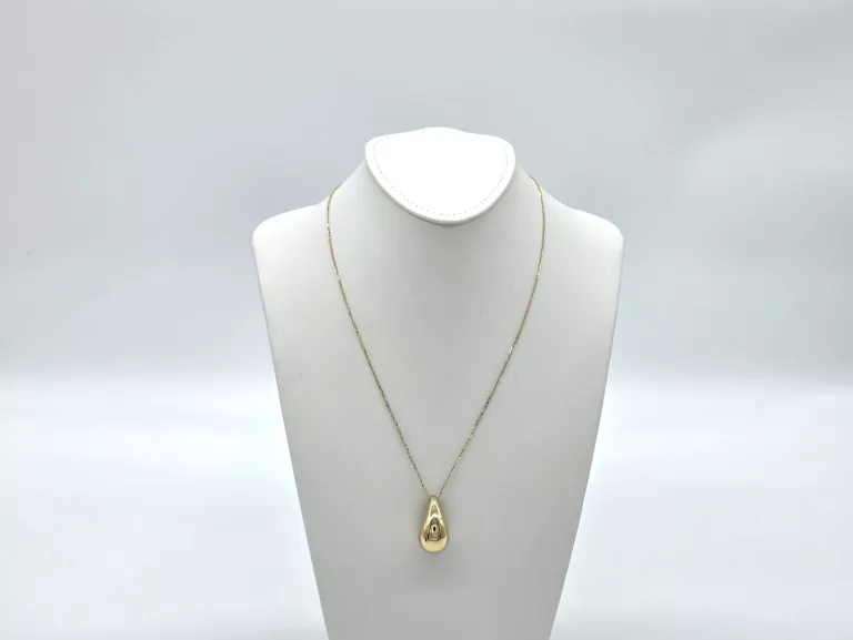 piekny-zloty-naszyjnik-14k-585-zlota-kropla-50cm-387g-stan-11323-2
