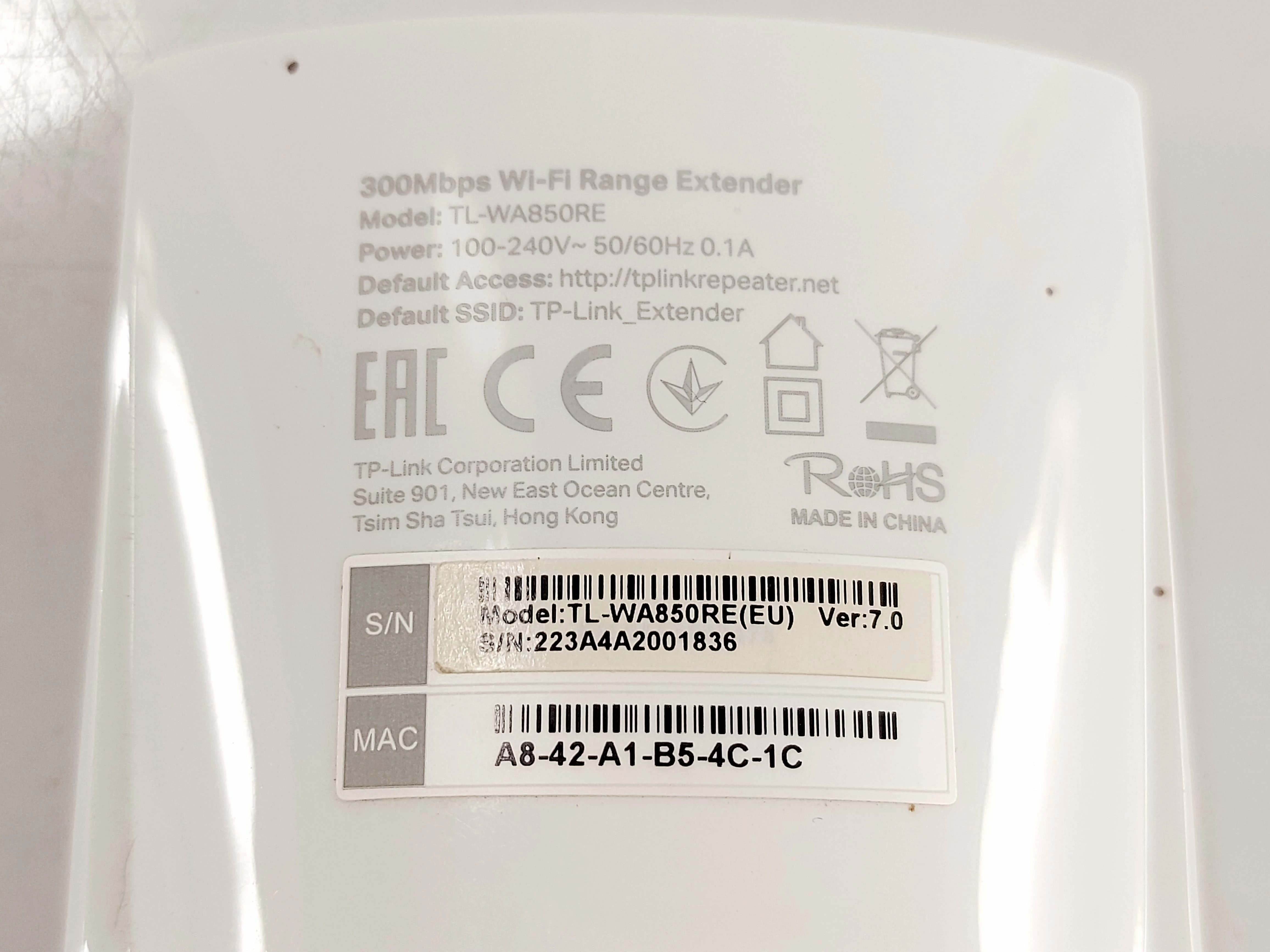 wzmacniacz-sygnalu-powerline-wifi-1gbps-tp-link-tl-wa850re-model-tl-wa850re