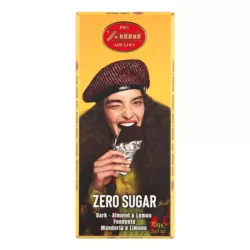 ZAINI CZEKOLADA GORZKA ZERO SUGAR DARK ALMOND&LEMON BEZ DODATKU CUKRU 70G