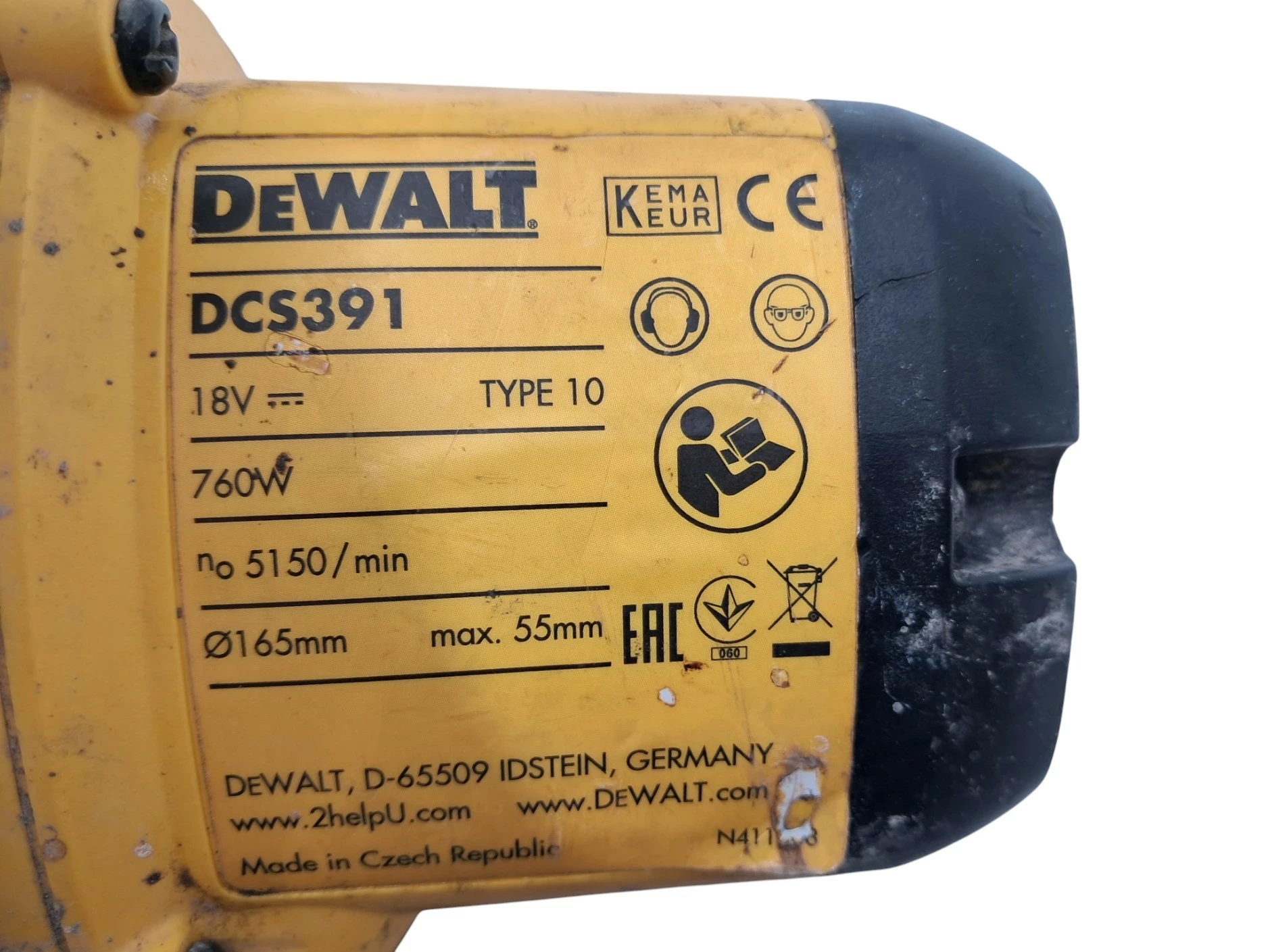 pilarka-tarczowa-dewalt-dcs391-760w-5150-rpm-maksymalna-moc-76000