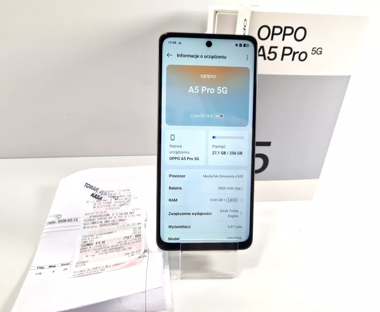 telefon-oppo-a5-pro-8-256-gb-gwarancja-ean-gtin-6932169363716