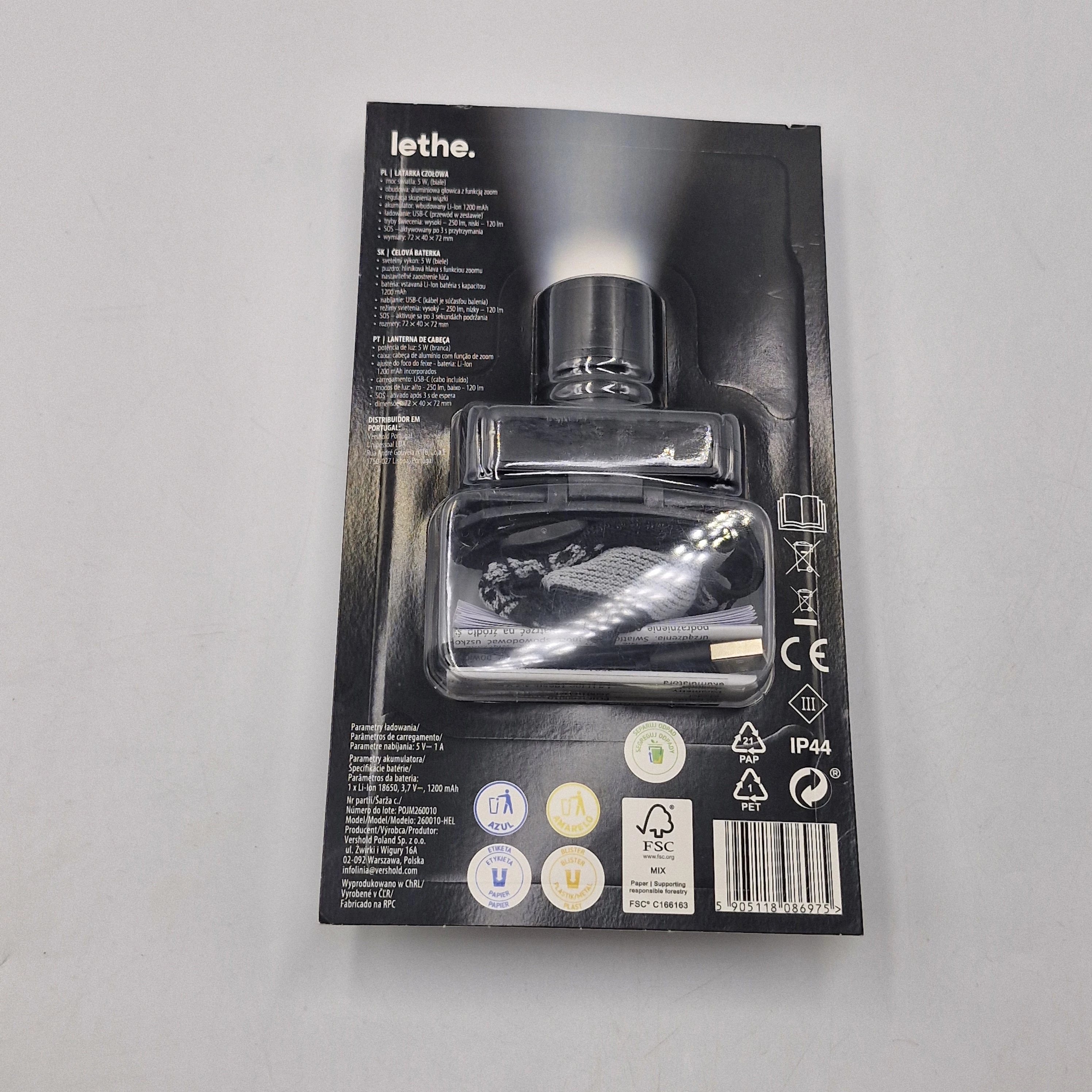 latarka-czolowa-5w-250lm-lethe-ean-gtin-5905118086975