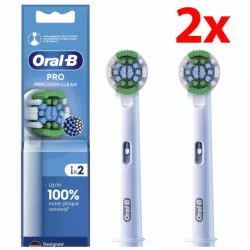 2X KOŃCÓWKA DO SZCZOTECZKI ELEKTRYCZNEJ ORAL-B EB20RX PRO PRECISION CLEAN