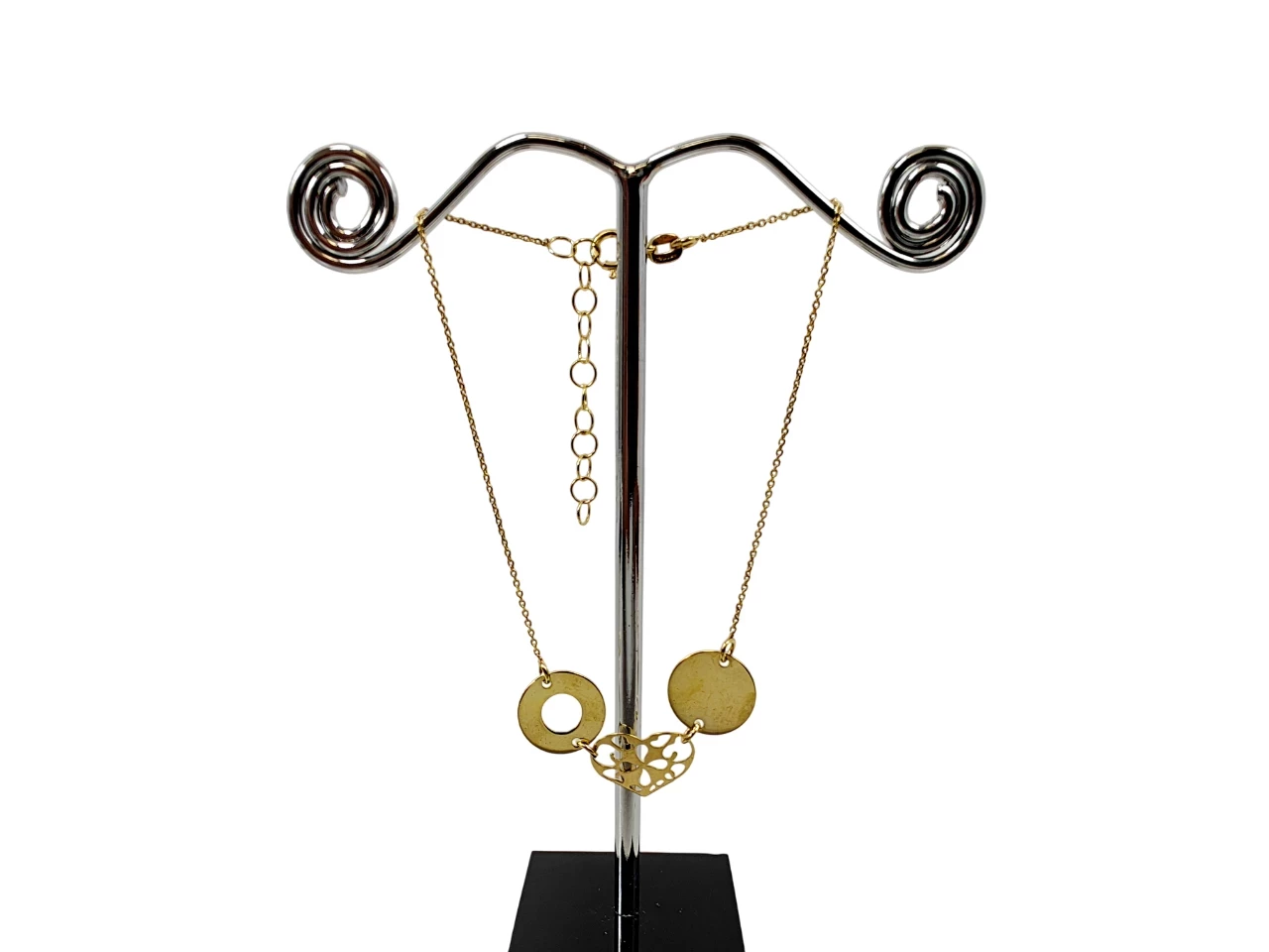 nienoszona-zlota-bransoletka-serduszko-z-kolami-pr-333-w-095g-dl-20cm-rodzaj-2205-2