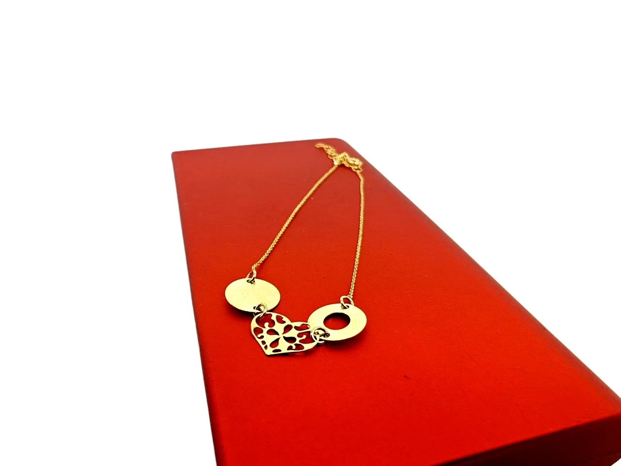 nienoszona-zlota-bransoletka-serduszko-z-kolami-pr-333-w-095g-dl-20cm-stan-11323-1