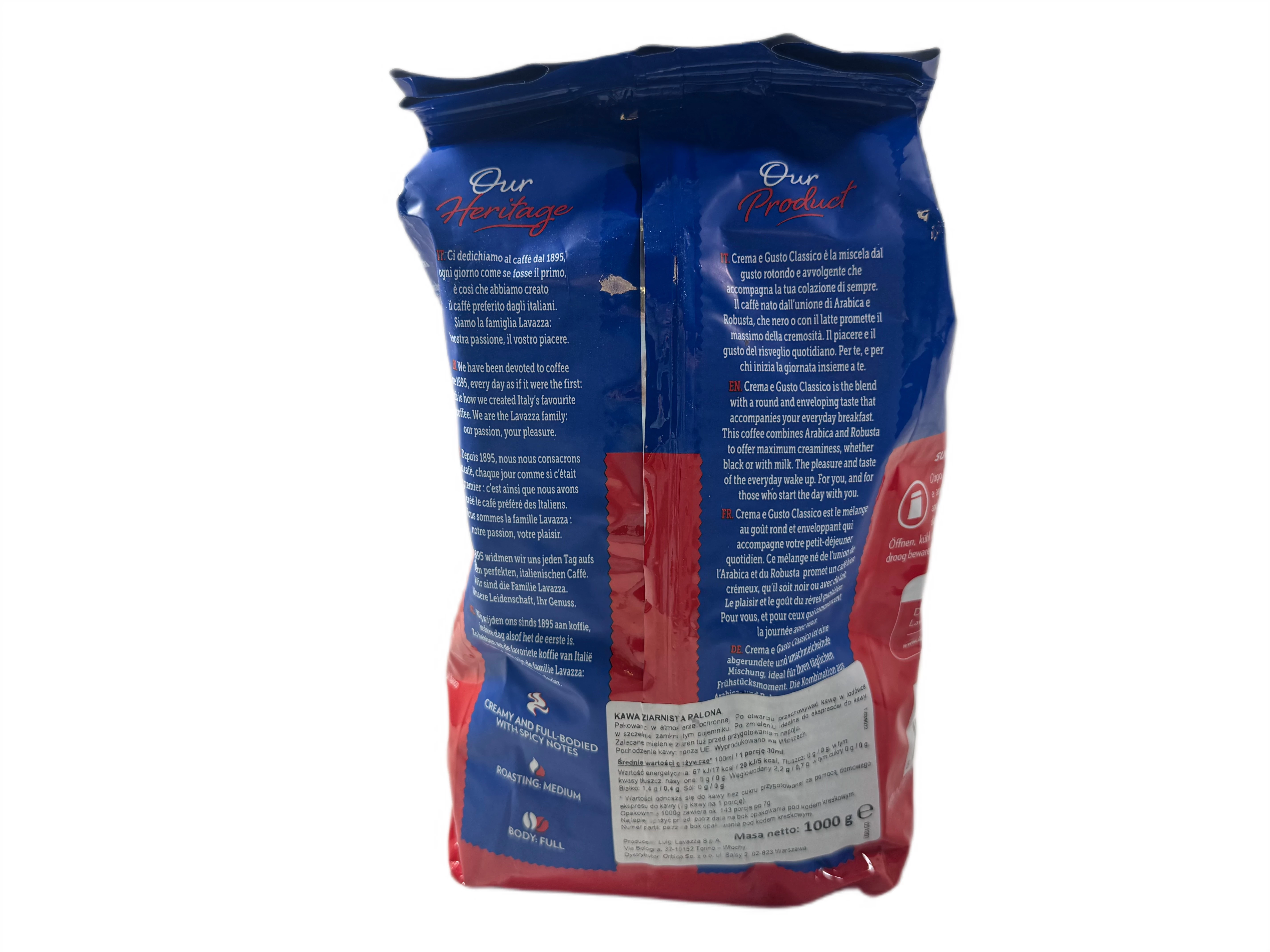 kawa-ziarnista-lavazza-crema-e-gusto-classico-ean-gtin-8000070038974