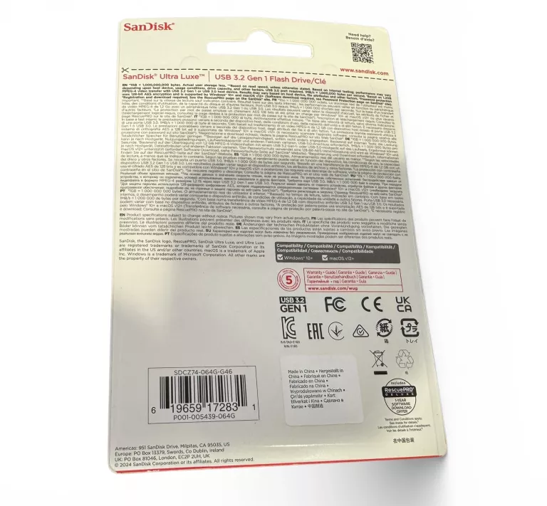 pendrive-sandisk-ultra-luxe-64gb-ean-gtin-619659172831