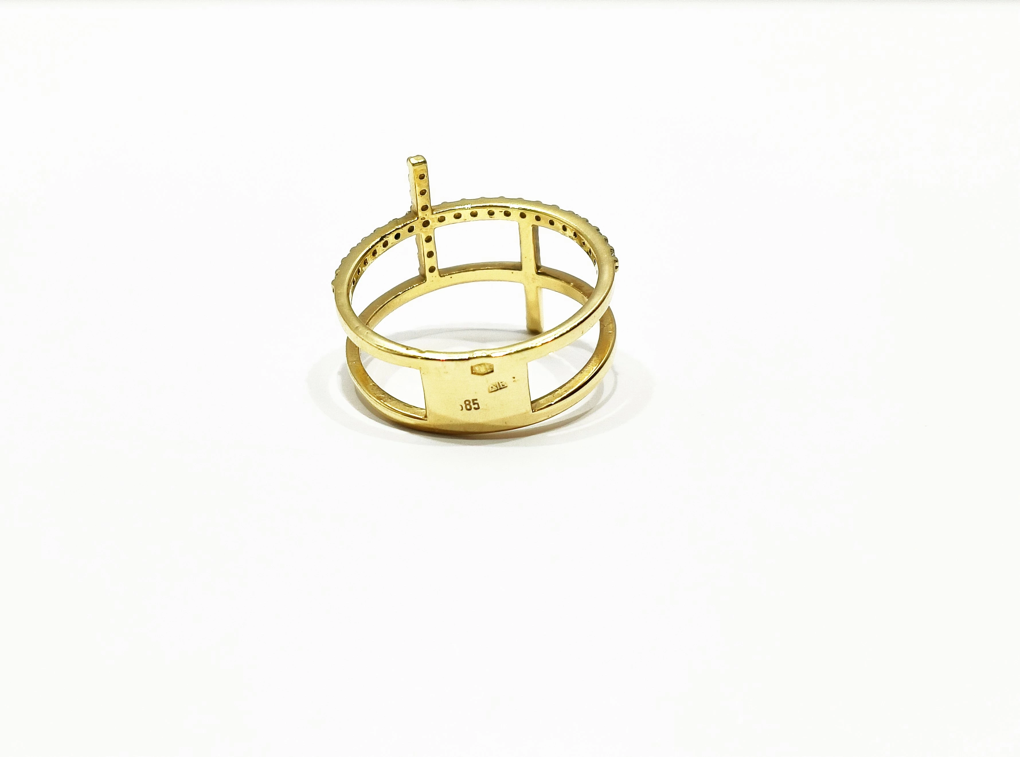 zloty-pierscionek-krzyze-z-cyrkoniami-340g-585-stan-11323-238058