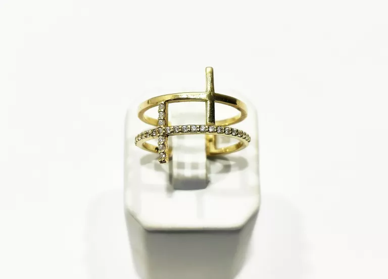 zloty-pierscionek-krzyze-z-cyrkoniami-340g-585-wyszynskiego-11-lukow