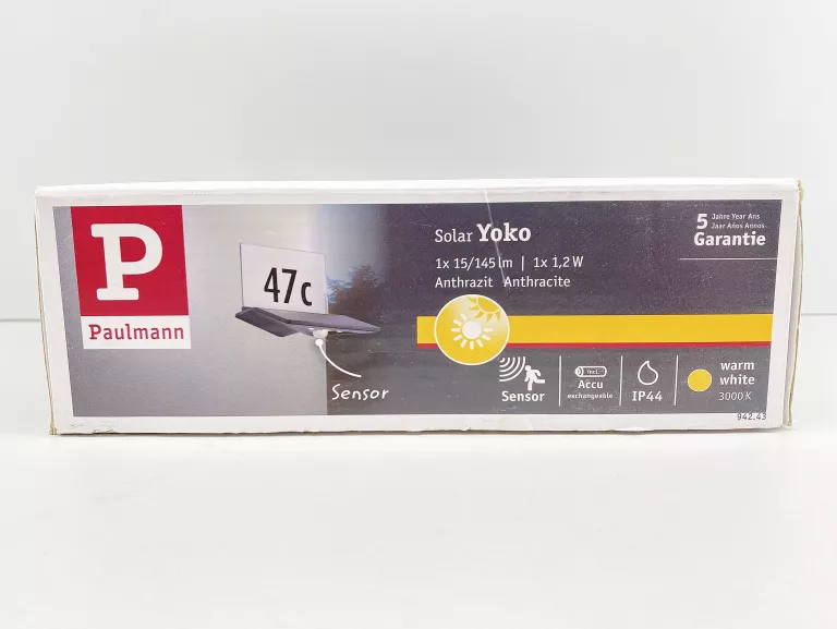 paulmann-kinkiet-solar-yoko-sensor-3000k-ean-gtin-4000870942789