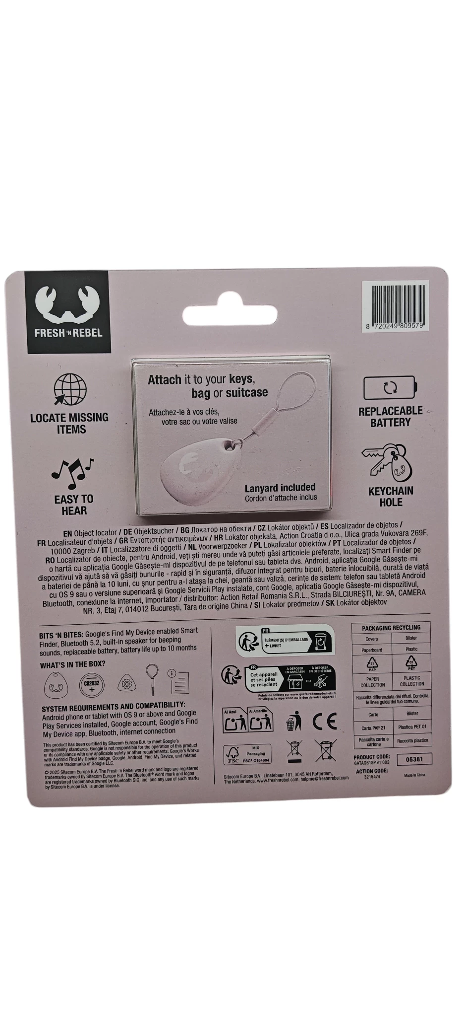 lokalizator-gps-fresh-n-rebel-smart-finder-for-android-brelok-roz-ean-gtin-8720249809579