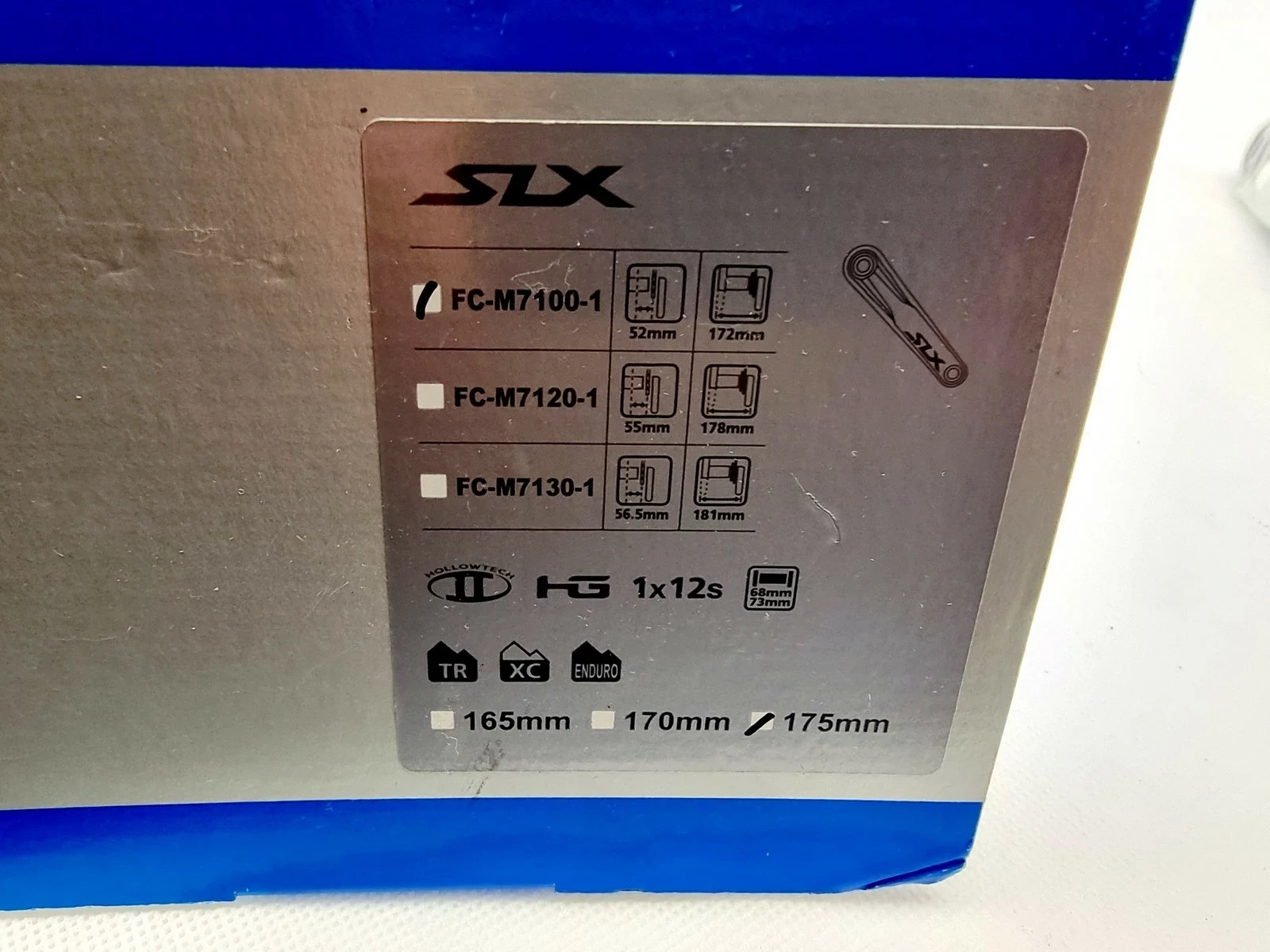 korba-shimano-slx-fc-m7100-12rz-175mm-bez-tarczy-model-fc-m7100-52mm-170mm-12rz