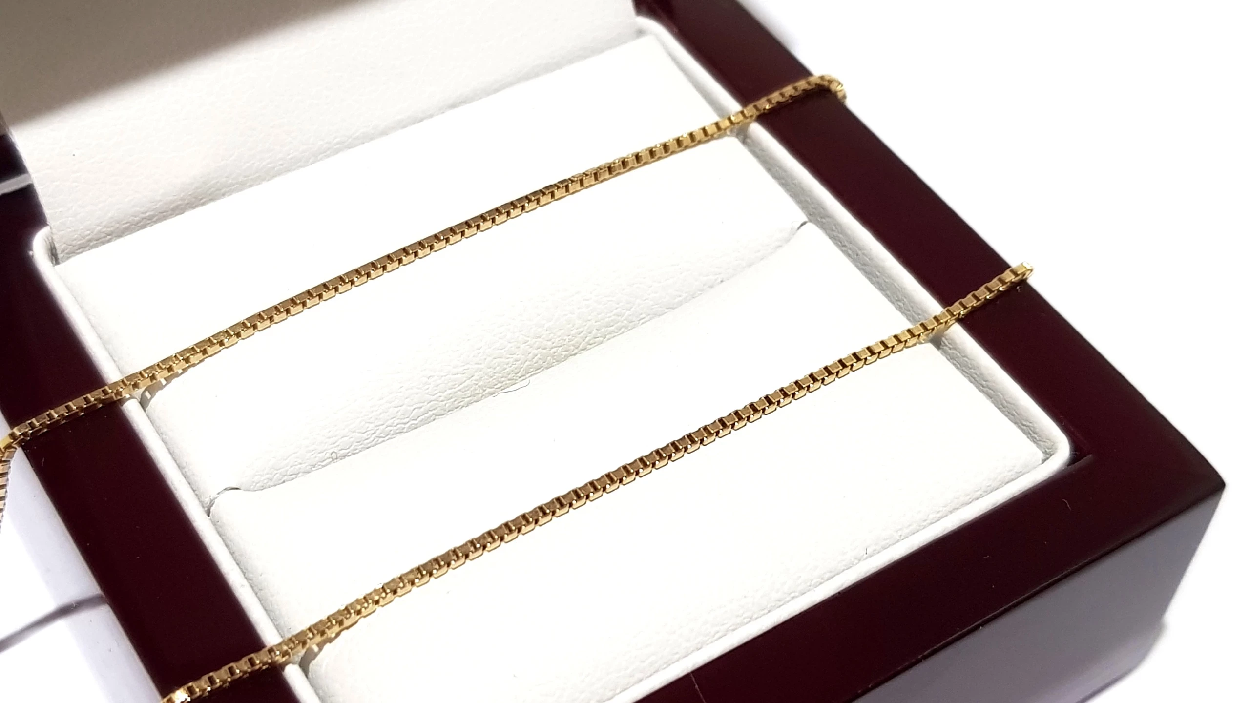 wyrob-jubilerski-uzywany-zloty-lancuszek-pr585-43cm-splot-kostka-259g-dlugosc-calkowita-4200