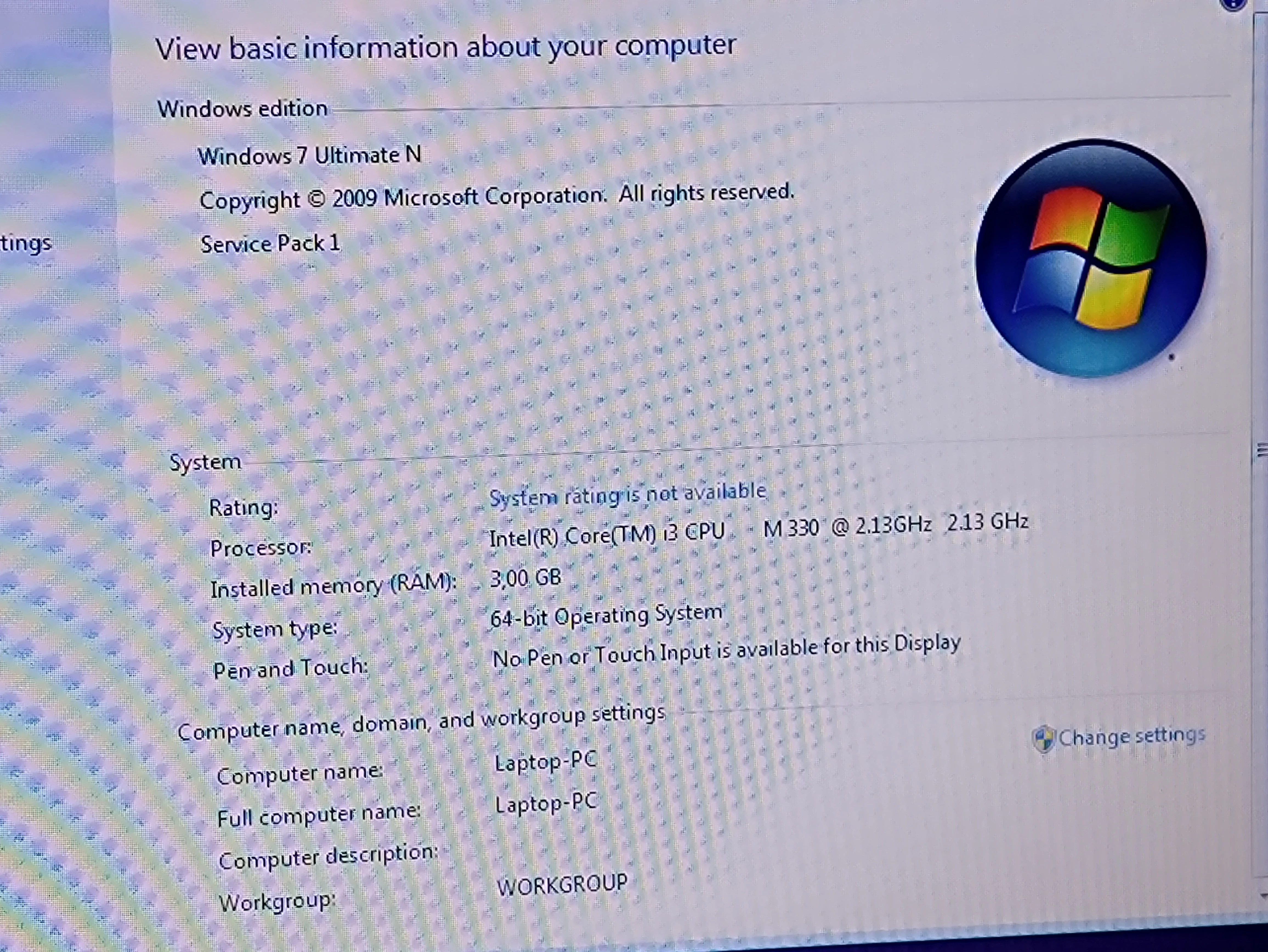 laptop-samsung-r580-i3-cpu-m330-3500gb-win-7-ean-gtin-8806071120300