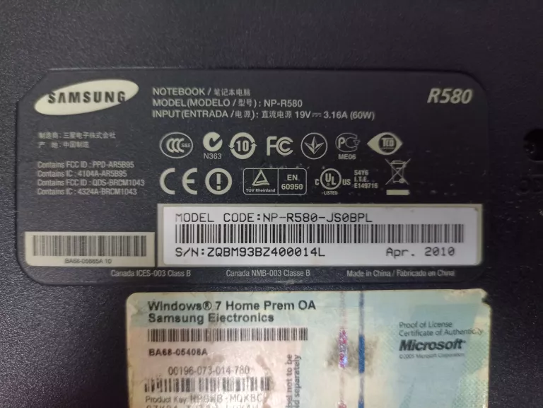 laptop-samsung-r580-i3-cpu-m330-3500gb-win-7-seria-procesora-4366-1862377