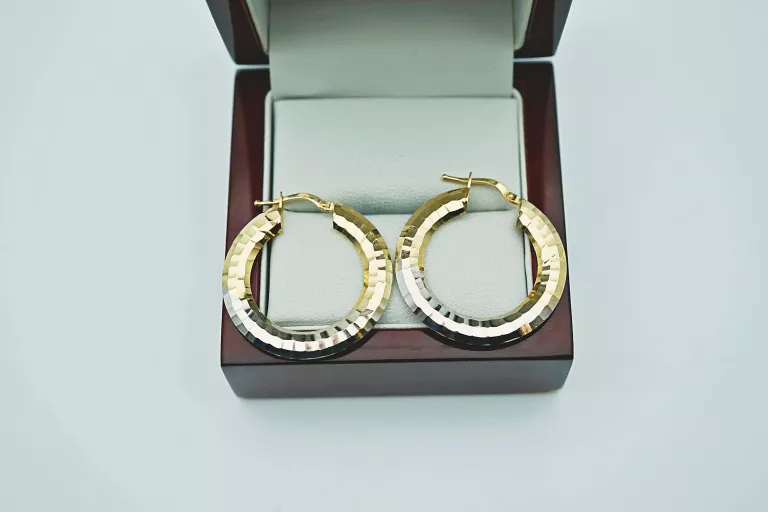 zlote-kolczyki-karbowane-kola-585299gzatrzask-osiedle-czecha-96-poznan