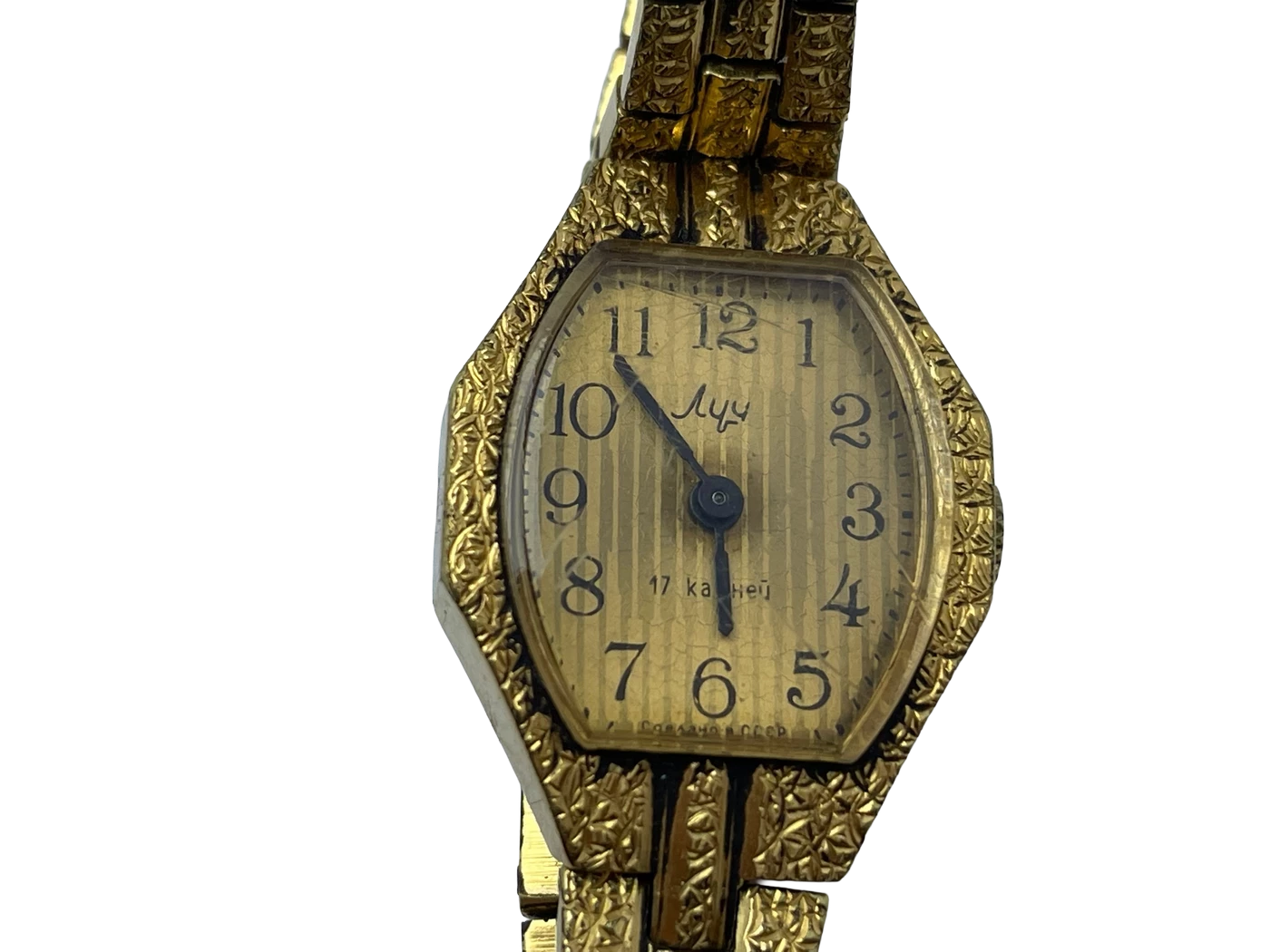 zegarek-damski-lucz-17-kamieni-zloty-nakrecany-vintage-wolnosci-239-zabrze-sj