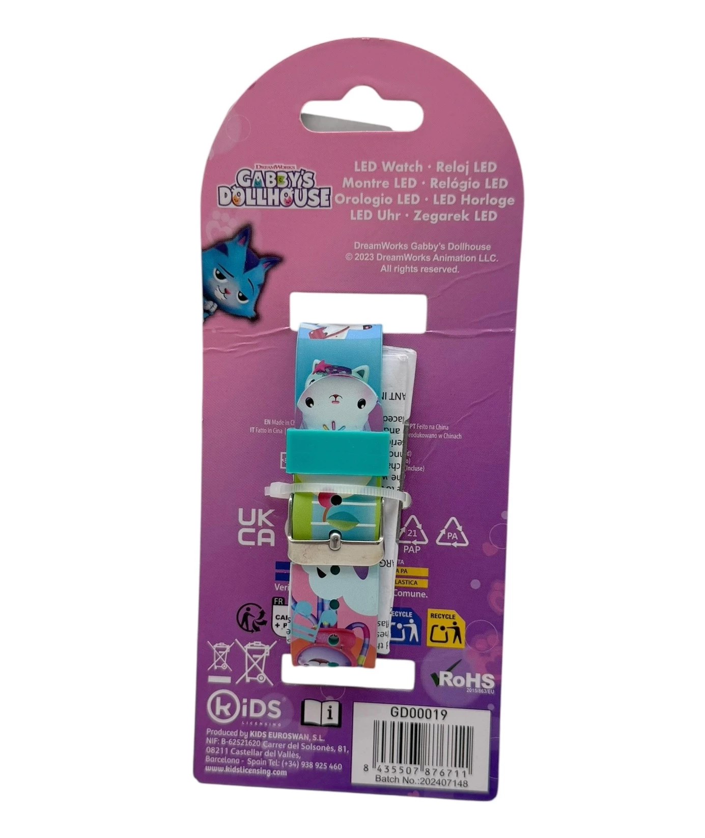 zegarek-led-gabbys-dollhouse-ean-gtin-8435507876711