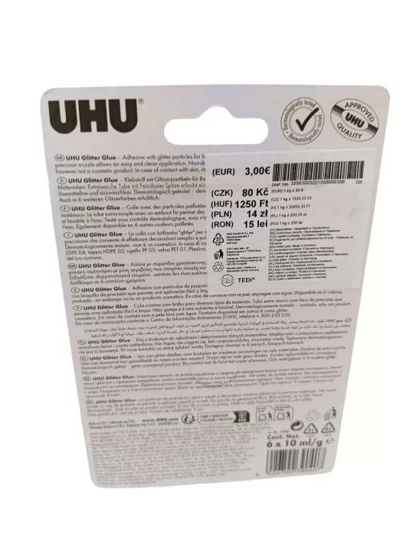 klej-z-brokatem-do-dekorwania-uhu-6szt-po-10ml-ean-gtin-4026700390407