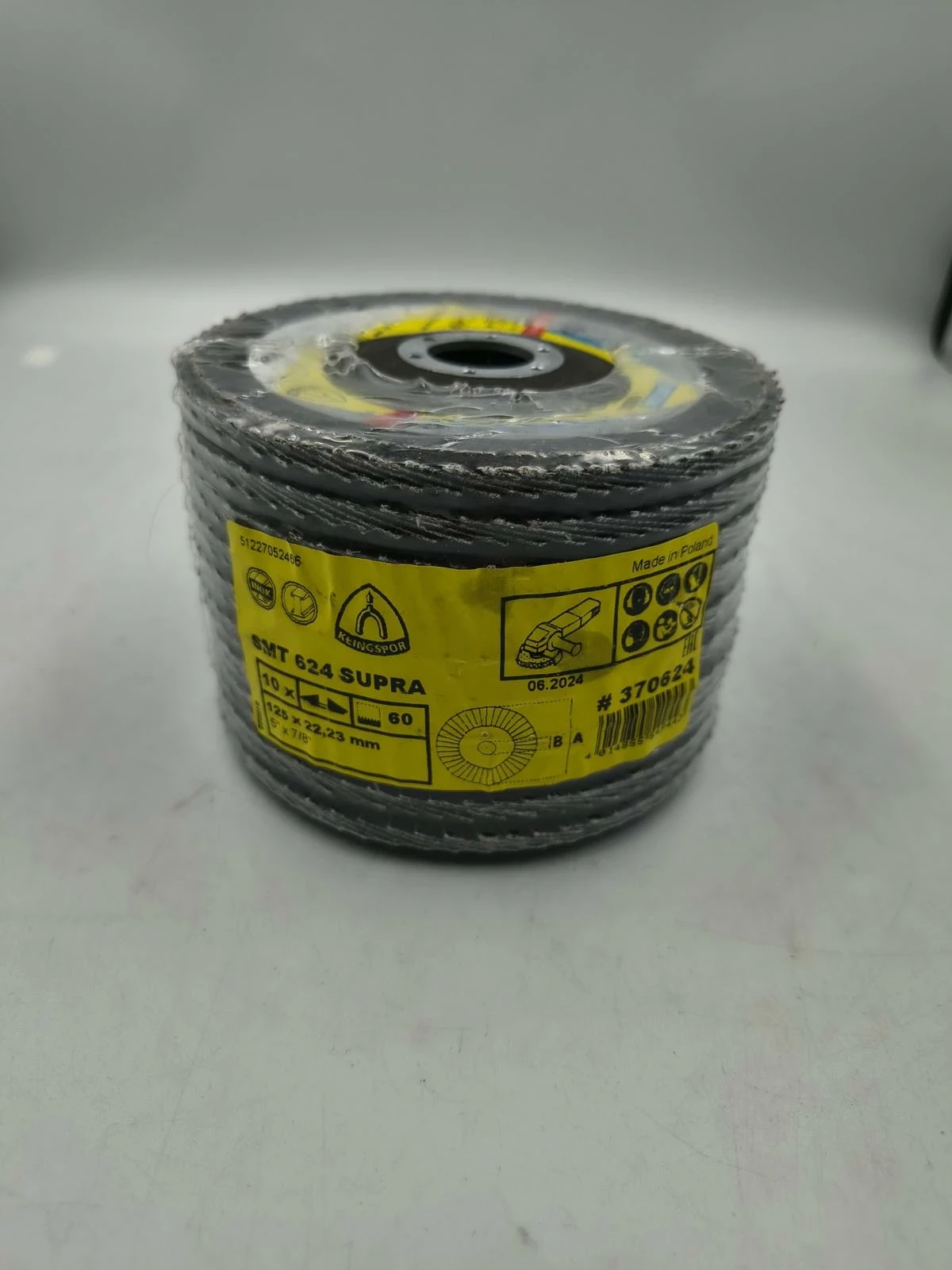 klingspor-tarcza-listkowa-lamelka-smt-624-supra-125mm-p40-10-sztuk-ean-gtin-4014855219674