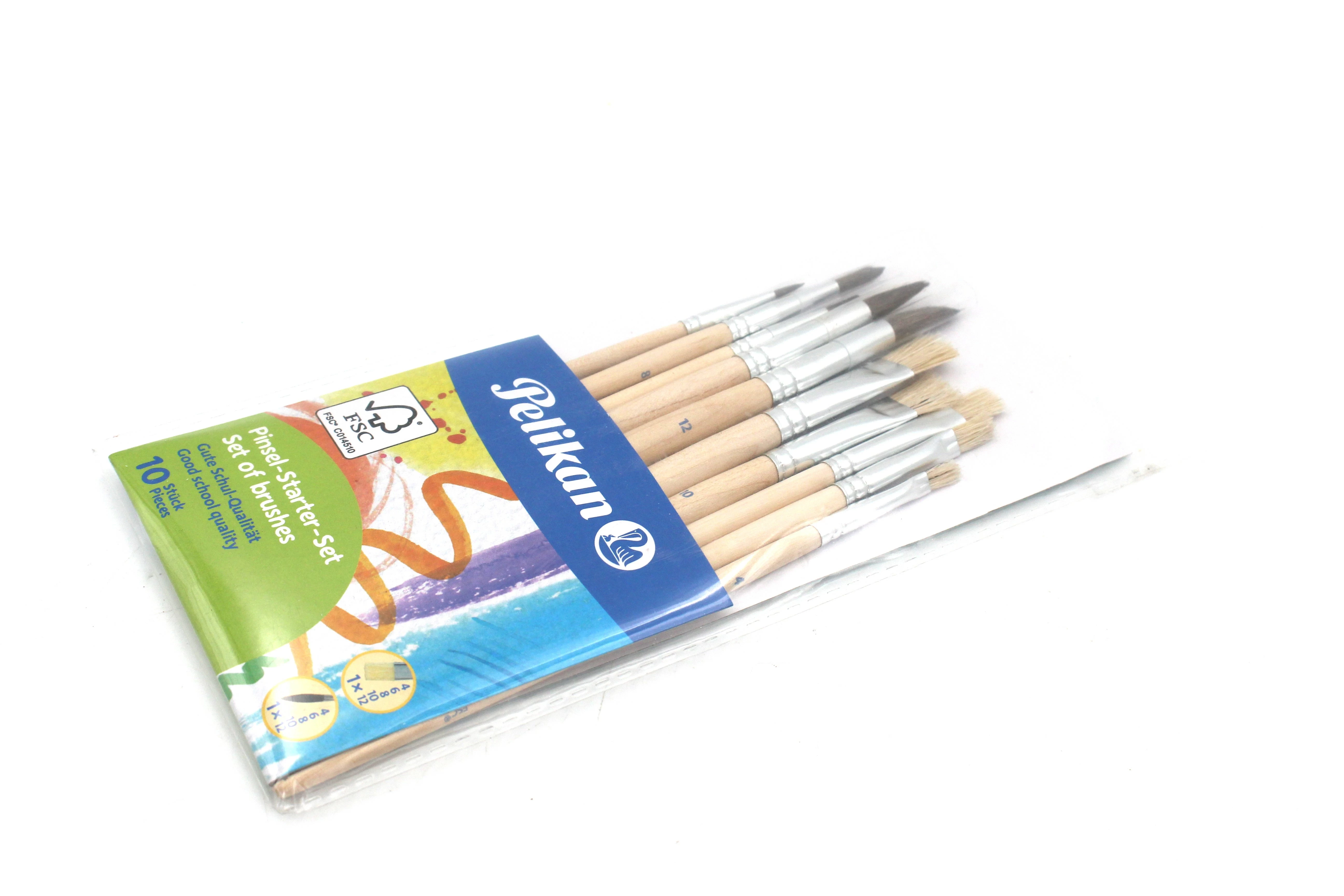 zestaw-10sztuk-pedzelkow-pelikan-ean-gtin-4012700700407