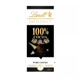 CZEKOLADA LINDT 100% COCOA PURE COCOA 50G 09/26
