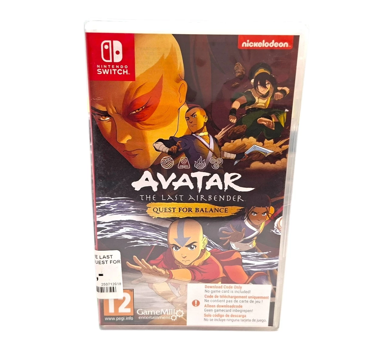 AVATAR THE LAST AIRBENDER QUEST FOR BALANCE NINTENDO SWITCH KOD ...