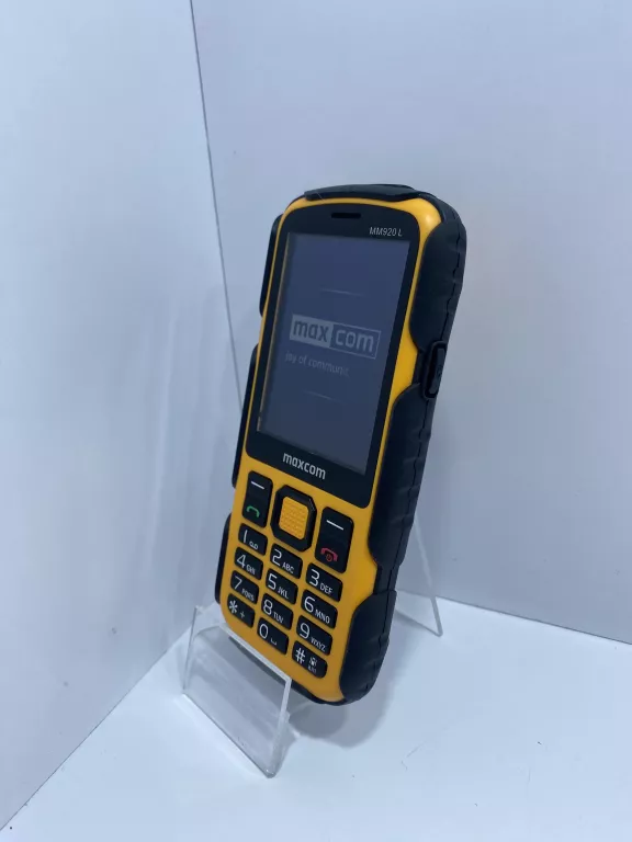 telefon-maxcom-mm920-ip67-pancerny-zoltygwarancja-ean-gtin-5908235978307