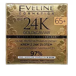 KREM PRZECIWSTARZENIOWY DO TWARZY EVELINE COSMETICS NA DZIEŃ 50 ML - 65+