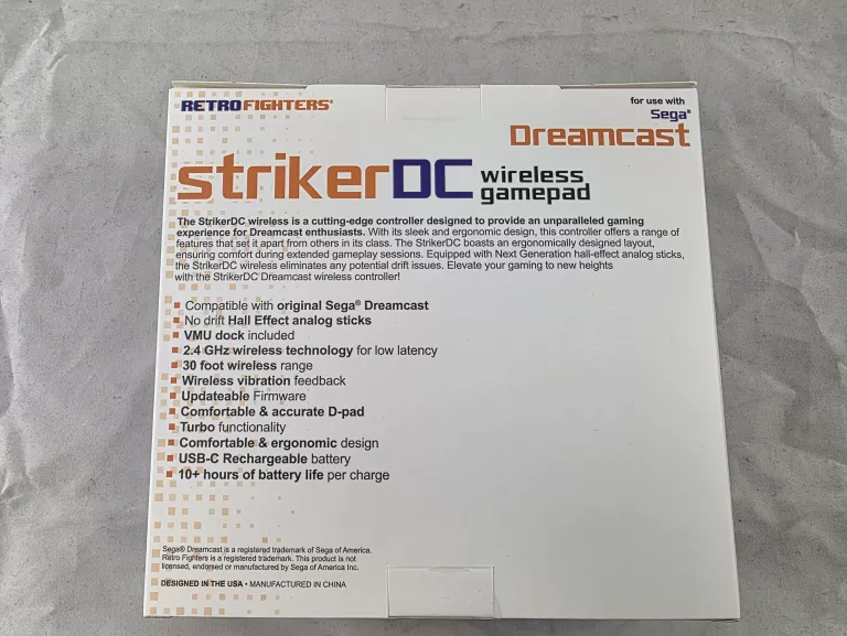 pad-bezprzewodowy-retro-fighters-strikerdc-24g-white-do-sega-dreamcast-stan-11323-2