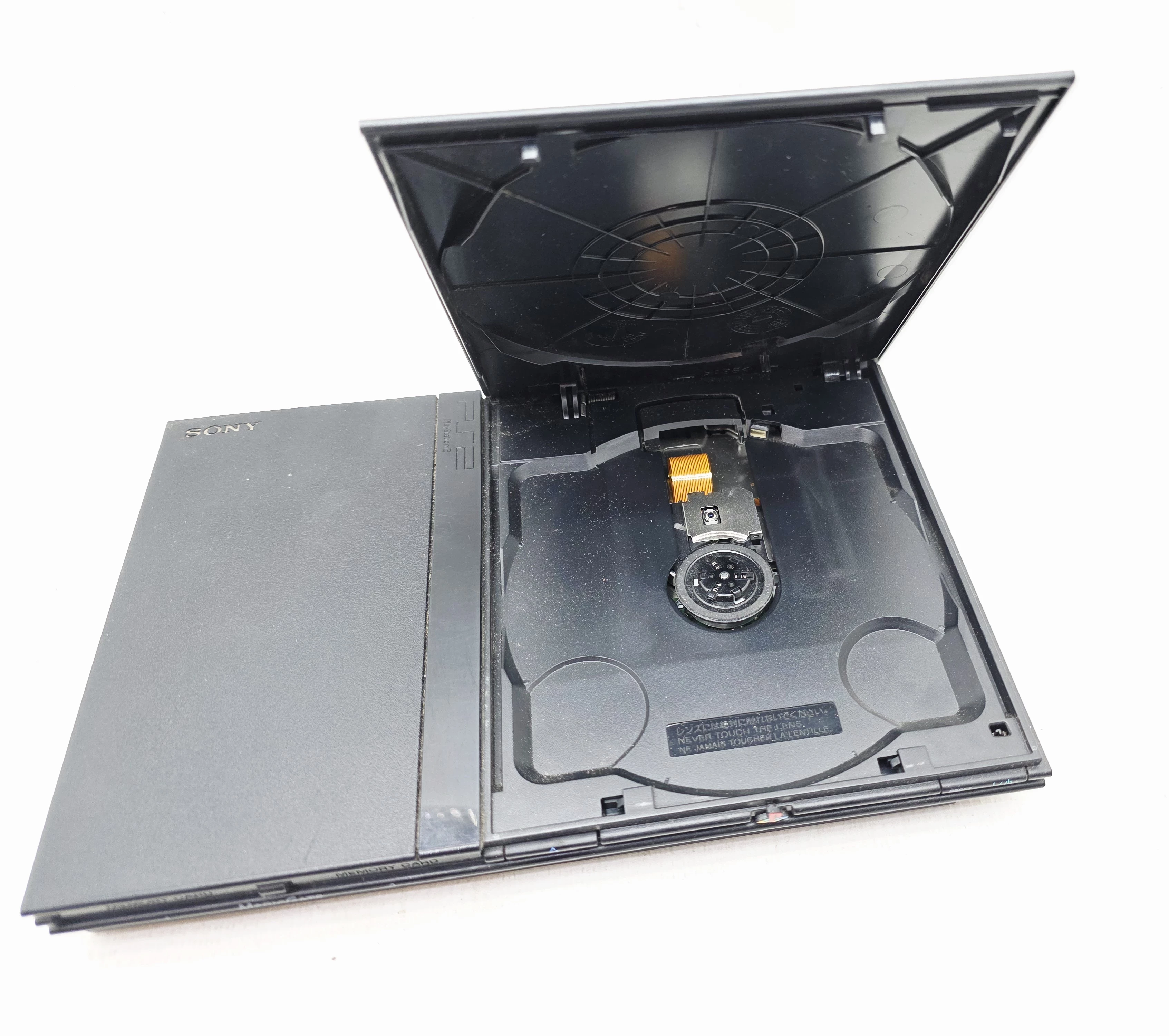 konsola-ps2-slim-scph-77004-zasilacz-pad-na-czesci-zawiera-baterie-250685-2006716