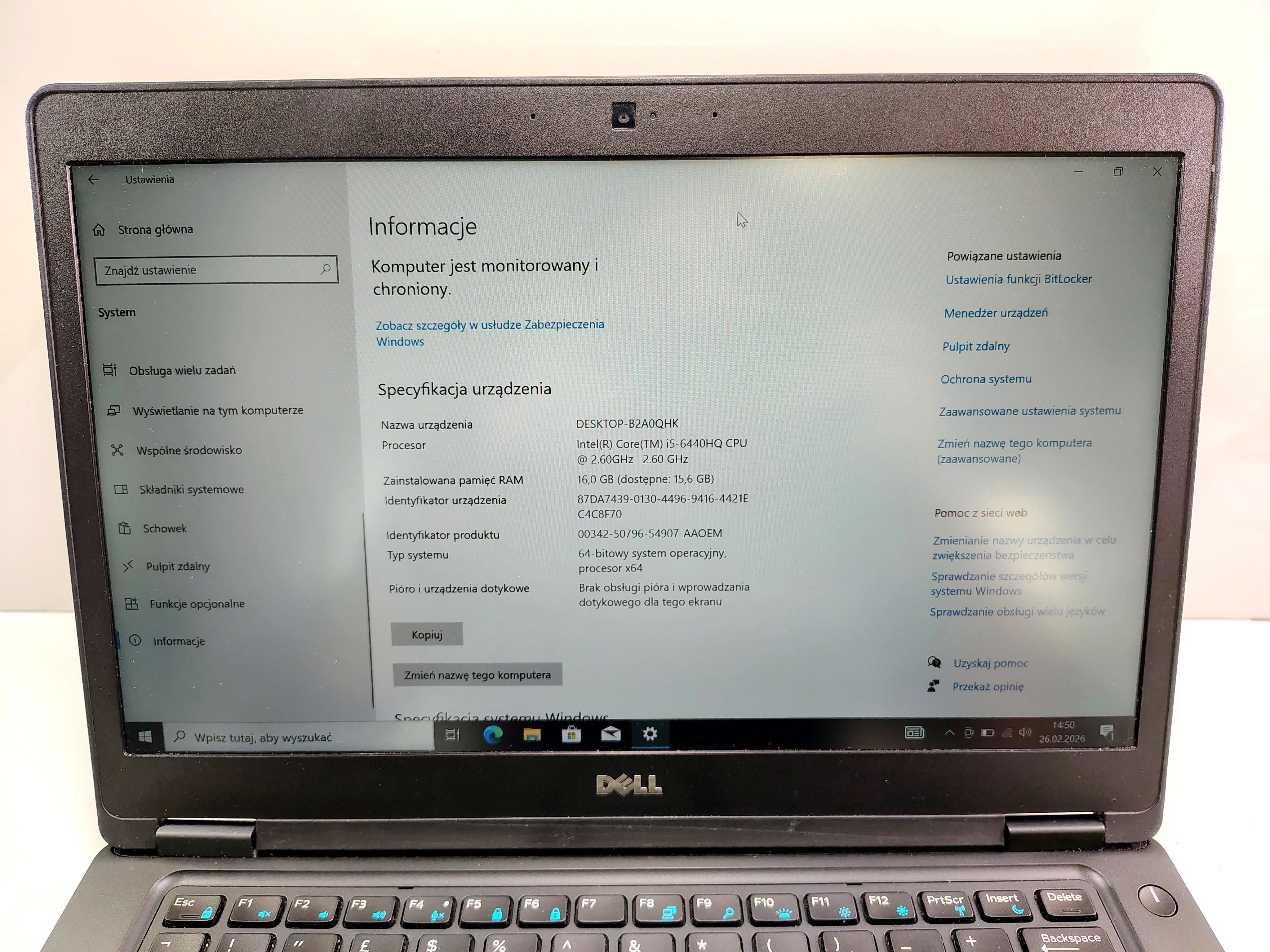 laptop-dell-latitude-5480-intel-core-i5-6440hq-260ghz-16gb-ram-zasilac-pojemnosc-dysku-1024