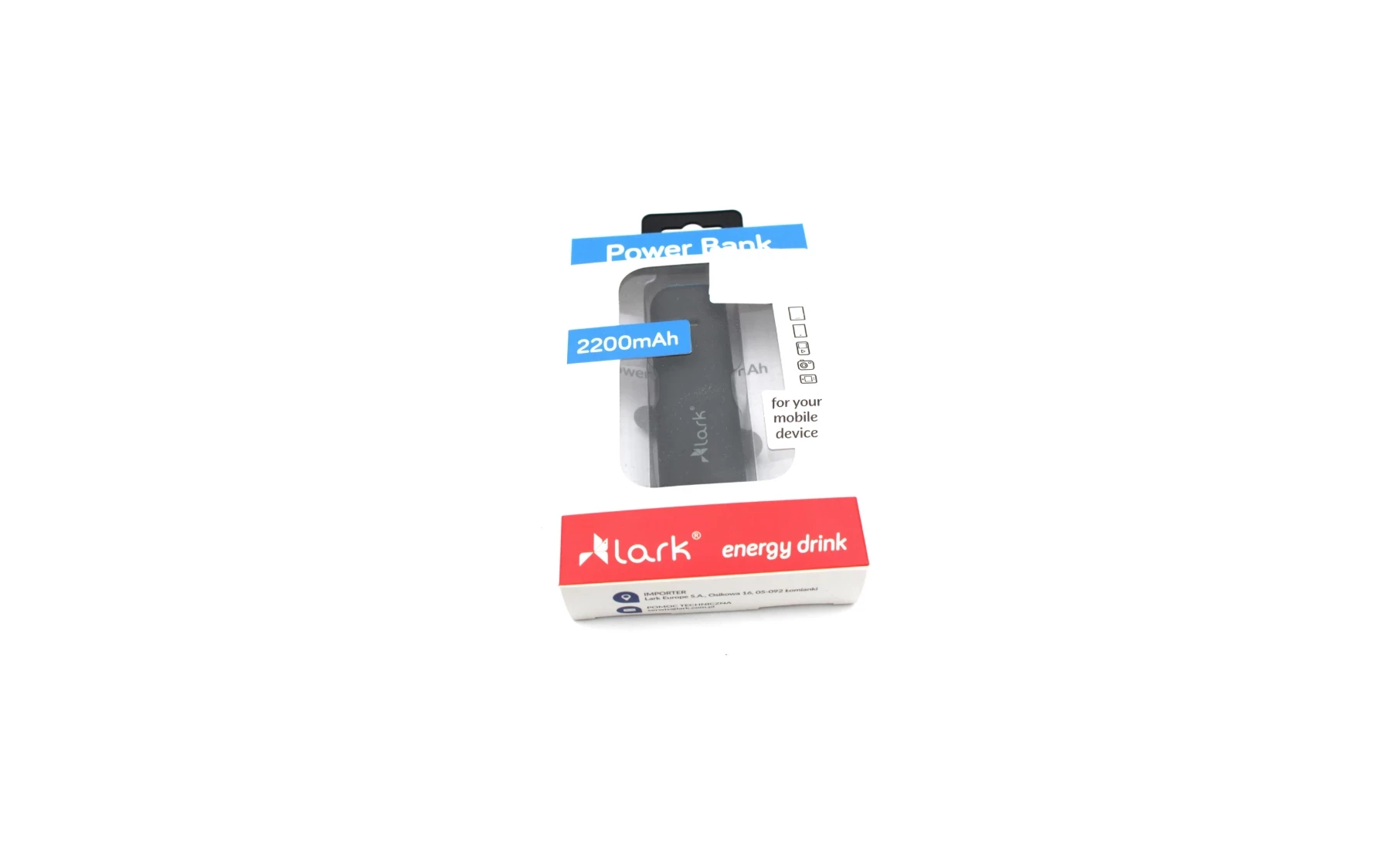 power-bank-2200-mah-lark-kieszonkowy-do-smartfonow-ean-gtin-5901592834729