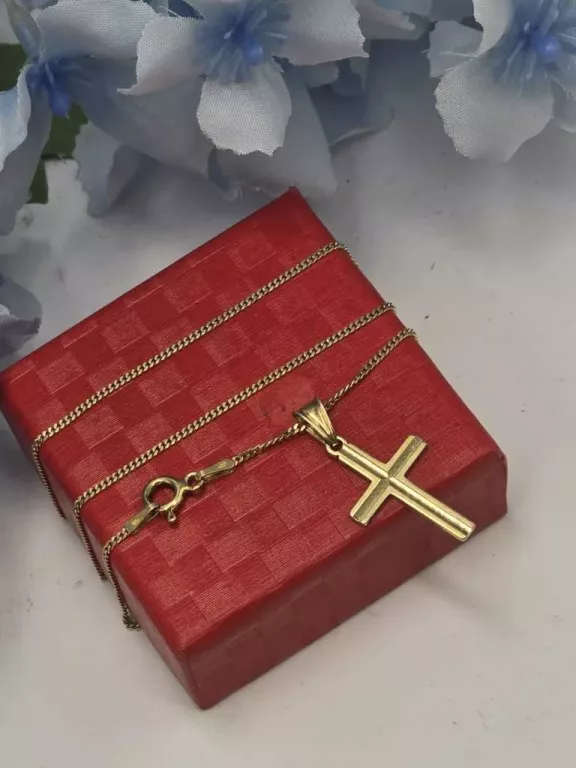 pozlacany-srebrny-lancuszek-pancerka-z-krzyzykiem-252g925-ean-gtin-0729104643288