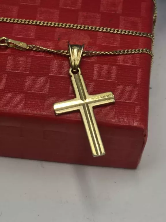 pozlacany-srebrny-lancuszek-pancerka-z-krzyzykiem-252g925-rodzaj-2205-2