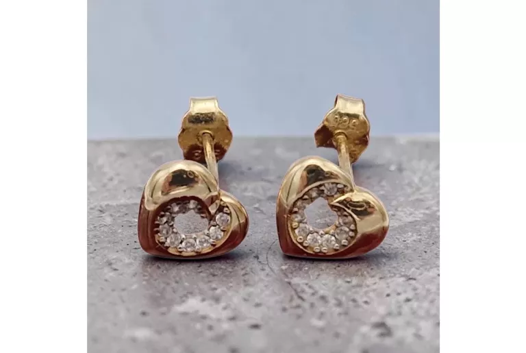 delikatne-zlote-kolczyki-sztyft585w115g-skarbka-z-gor-116-g1-warszawa