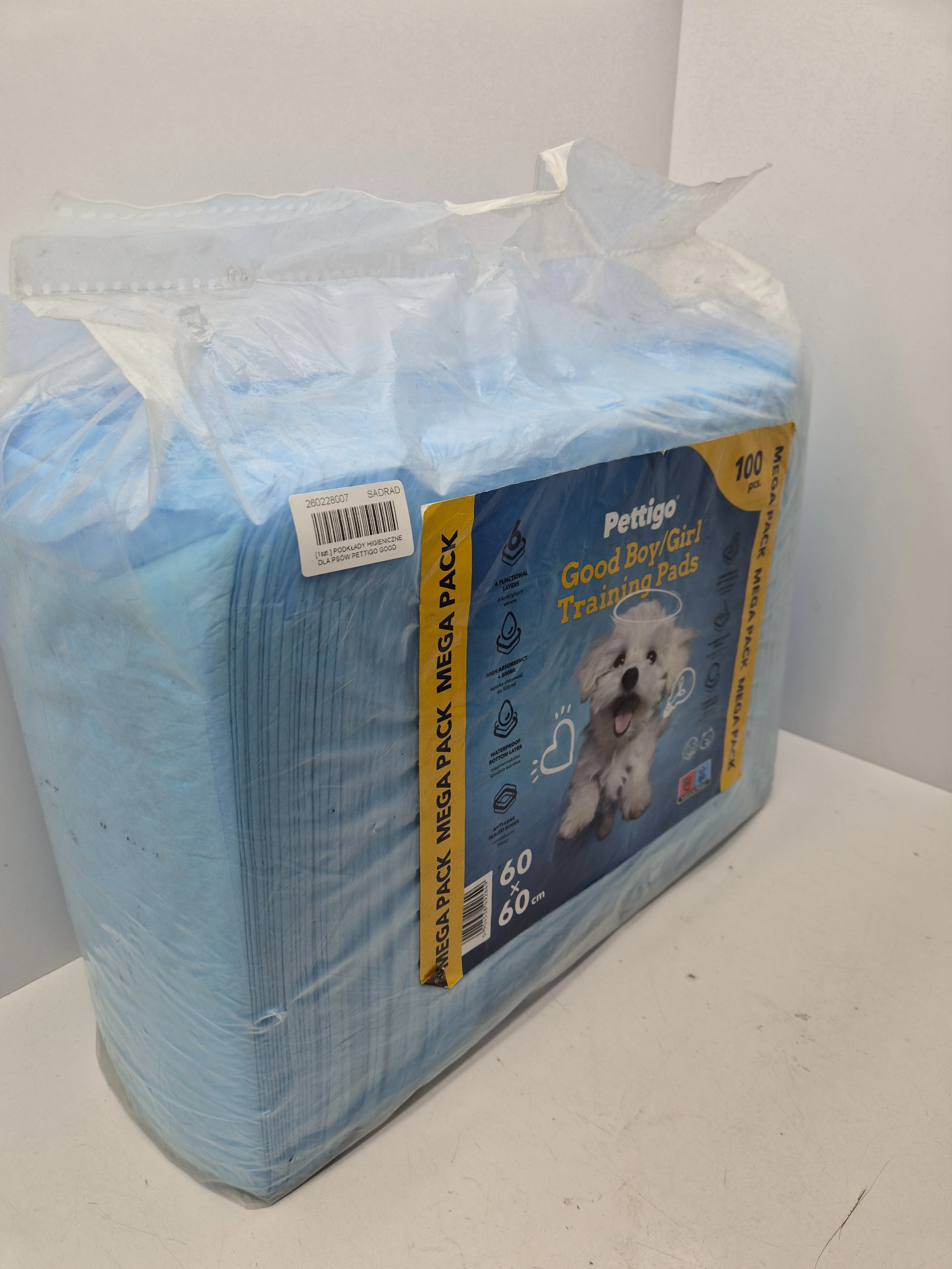 podklady-higieniczne-dla-psow-pettigo-good-100szt-ean-gtin-5906850404850