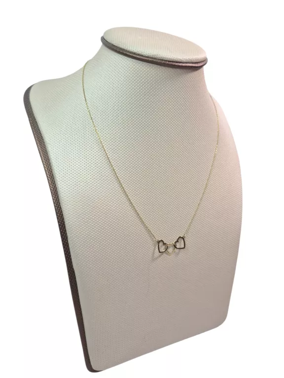 delikatny-zloty-lancuszek-z-zawieszkami-serca-333-104g-ak-11-elk