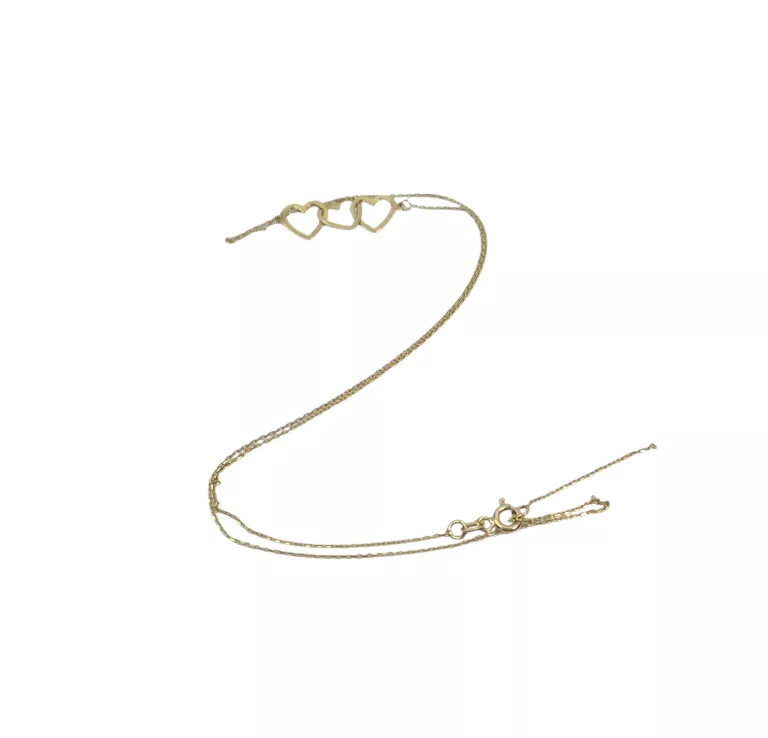 delikatny-zloty-lancuszek-z-zawieszkami-serca-333-104g-splot-2208-9