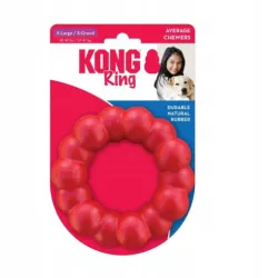KONG GRYZAK DLA PSA RING M/L WYTRZYMAŁY APORT GUMOWA ZABAWKA