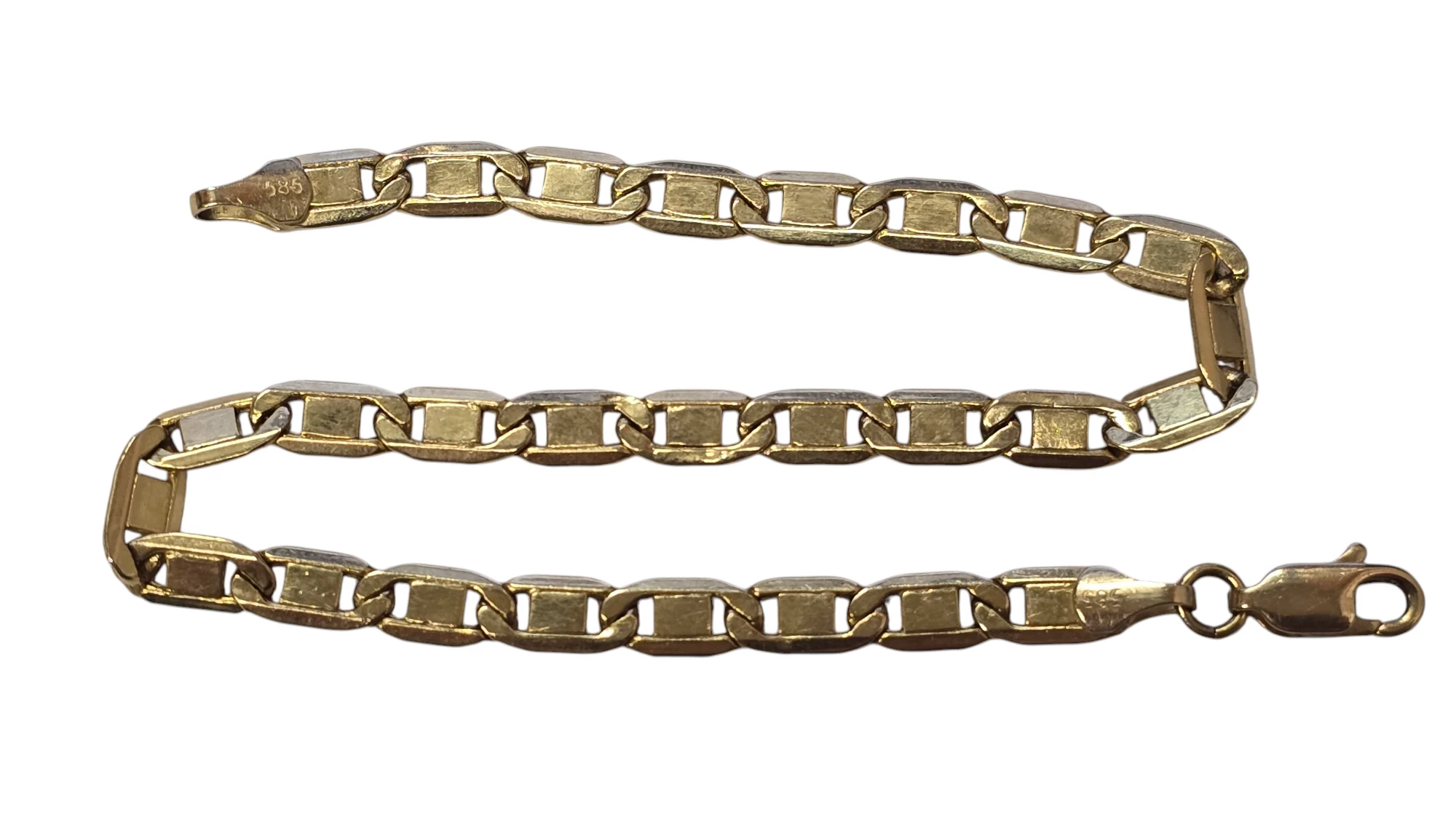 zlota-bransoletka-585-14k-364g-195cm-dlugosc-calkowita-195