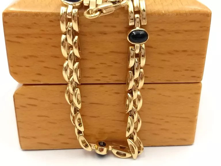 zloty-lancuszek-naszyjnik-z-kamieniami-585-3107g-43-cm-marka-248811-958954